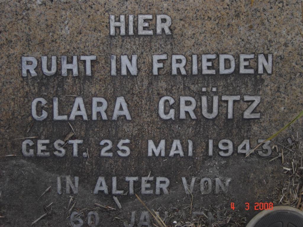 GRÜTZ Clara -1943