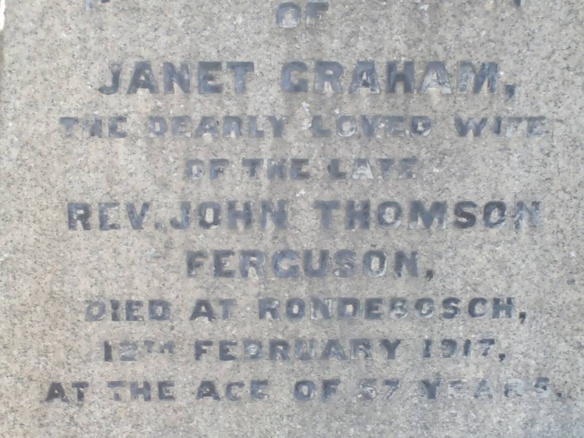 GRAHAM Janet -1917