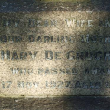 GRUCHY Mary, de -1927