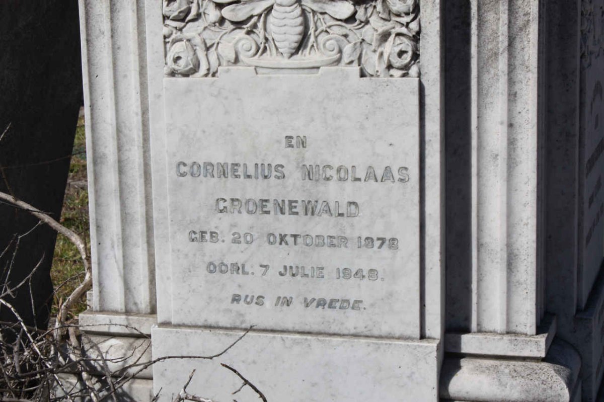 GROENEWALD Cornelius Nicolaas 1878-1948