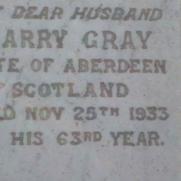 GRAY Harry -1933