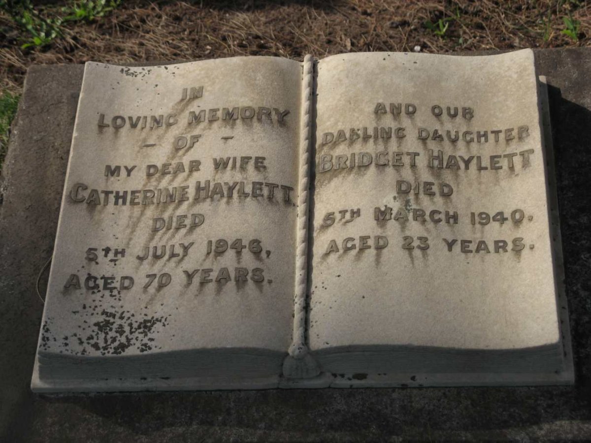 HAYLETT Catherine -1946 :: HAYLETT Bridget -1940