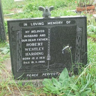 HARDING Robert Westley 1931-1980
