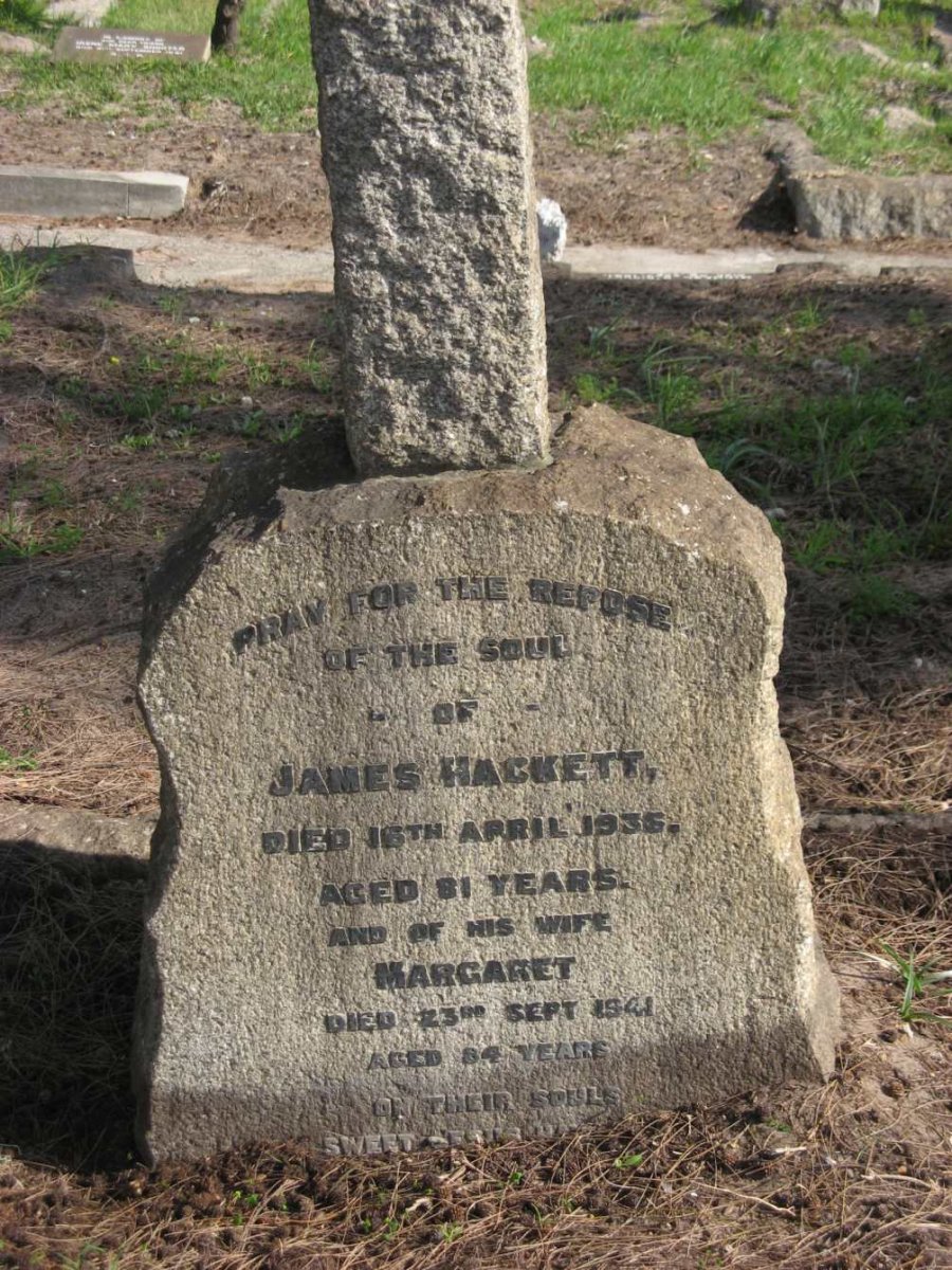 HACKETT James -1936 &amp; Margaret -1941