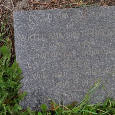 HAYWARD Derek, SCOTT 1915-195? &amp; Myrtle Ada 1916-1959