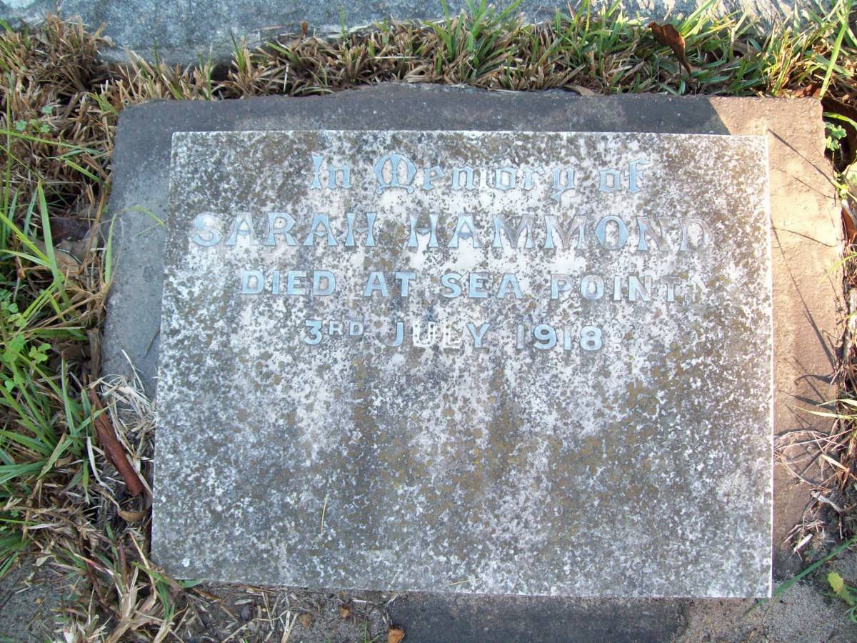 HAMMOND Sarah -1918