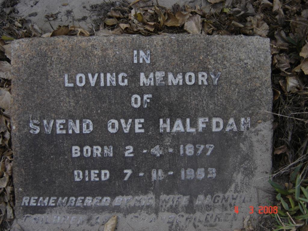 HALFDAN Svend Ove 1877-1953