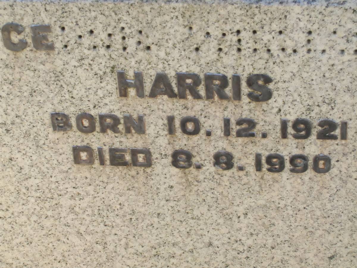 HARRIS Ce? ?? -1921-1990