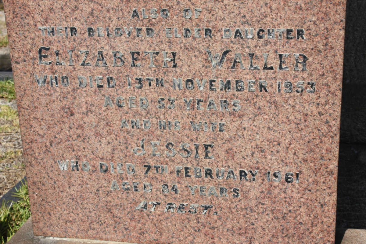 HAXTON Elizabeth Waller-1953 :: HAXTON  Jessie -1961