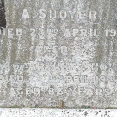 SHOYER A. -1915 :: SHOYER Arthur -1929