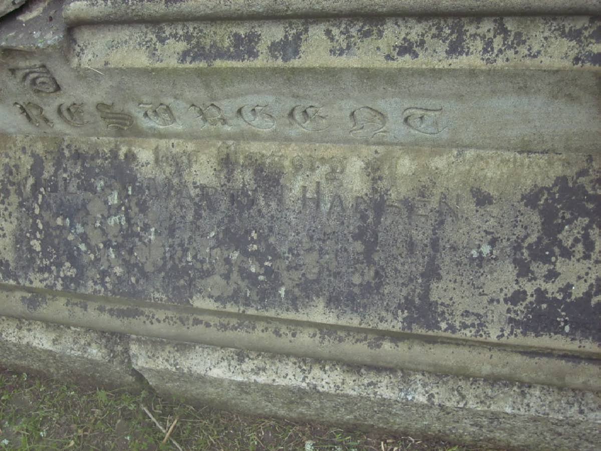 HANSEN ? Martin ??-?? &amp; Jane 1858-??