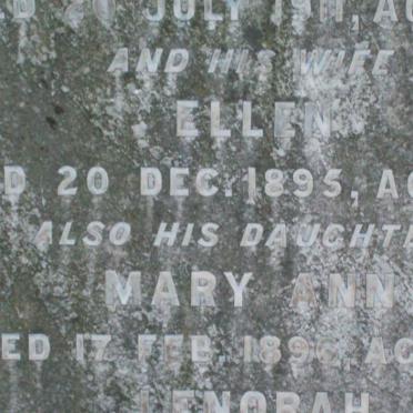 HALL Ellen -1895 :: HALL Mary Ann -1896 