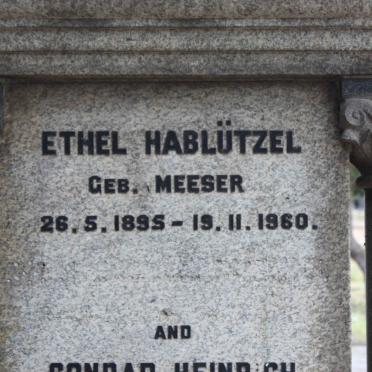 HABLUTZEL Ethel nee MEESER 1895-1960