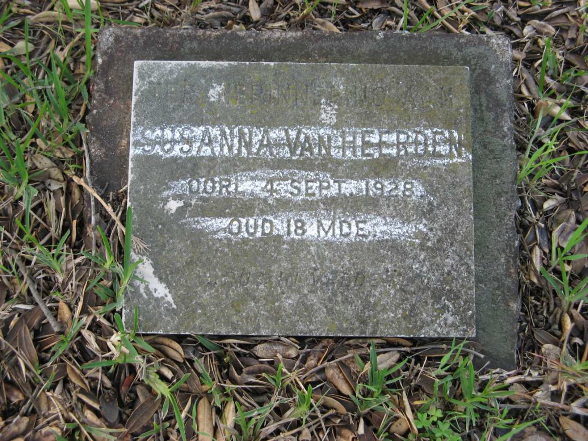 HEERDEN Susanna, van -1928