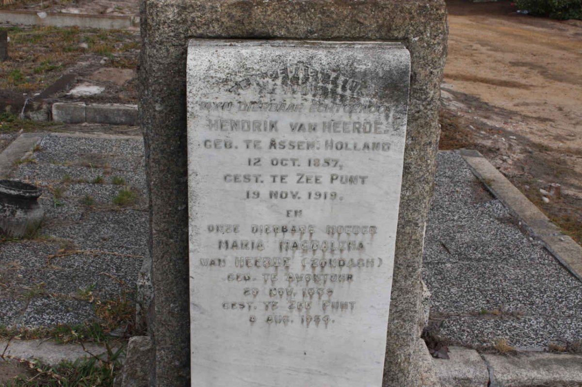 HEERDE  Hendrik, van 1857-1919 &amp; Marie Magdalena ZONDAGH 1869-1954