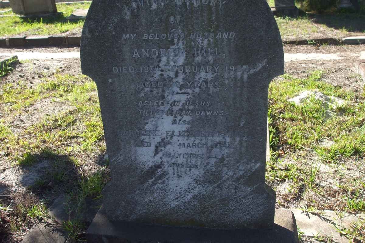 HILL Andrew -1932 &amp; Caroline Elizabeth