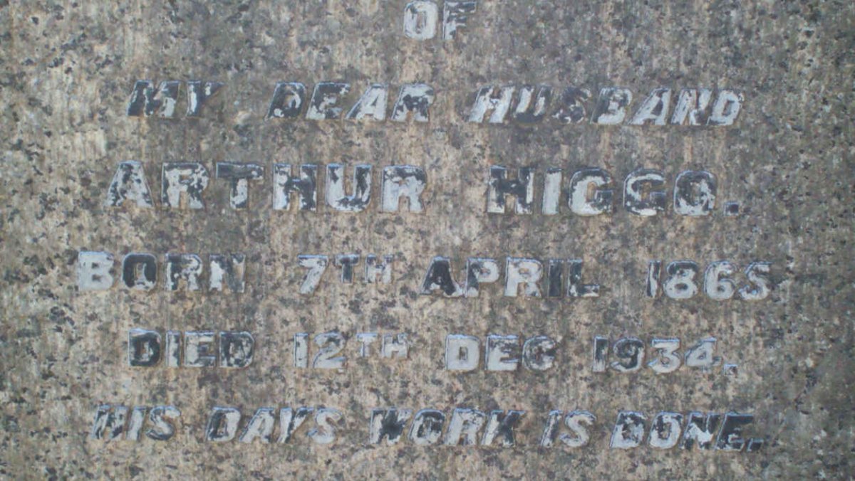 HIGGO Arthur 1865-1934
