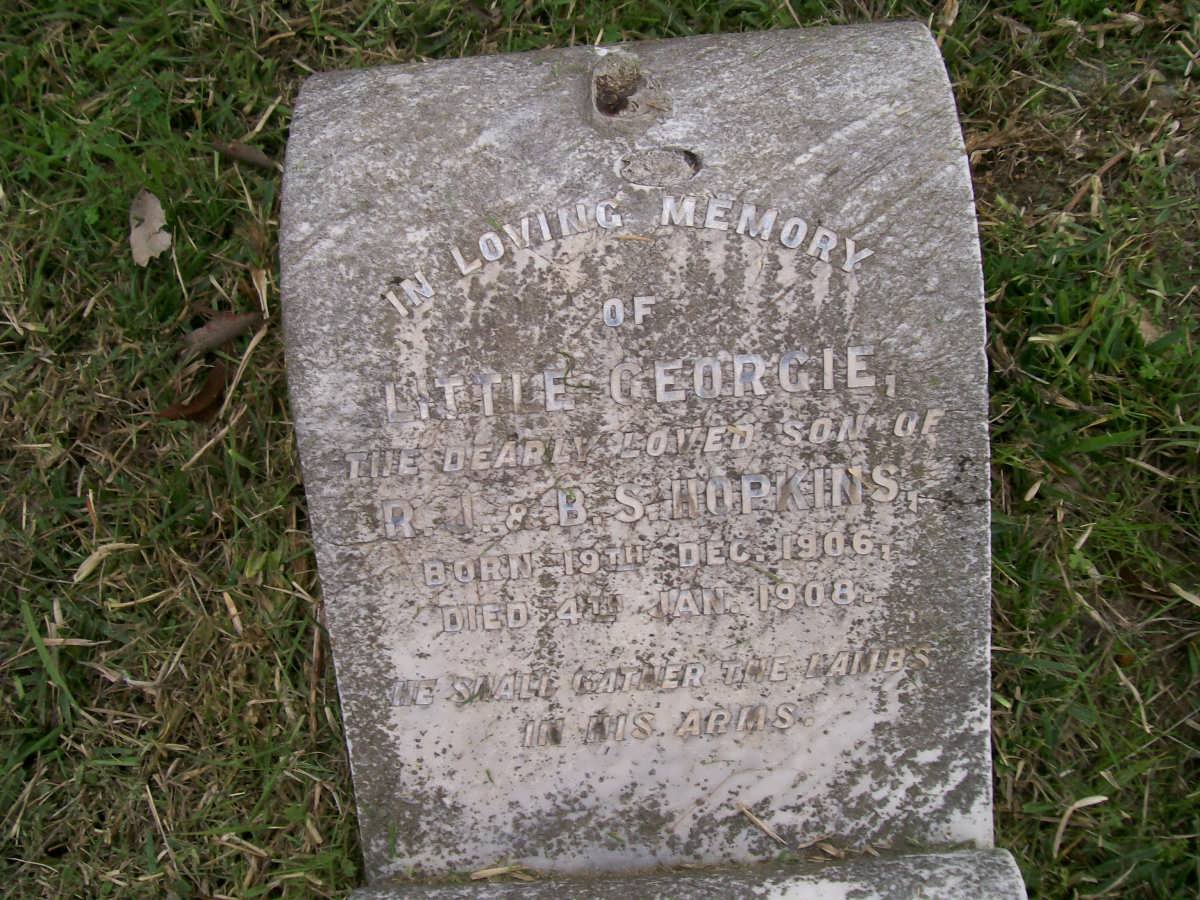HOPKINS Georgie 1906-1908