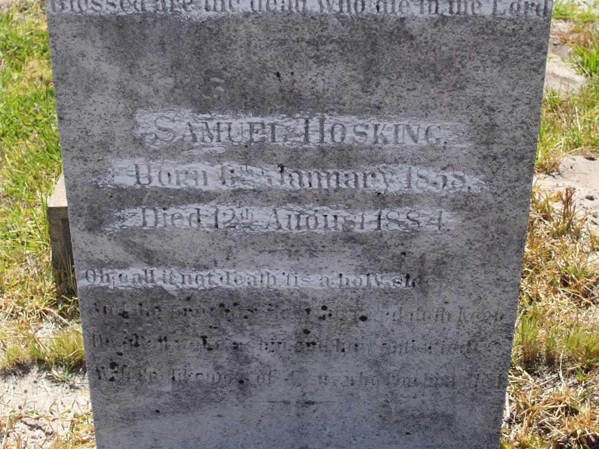 HOSKING Samuel 1858-1884