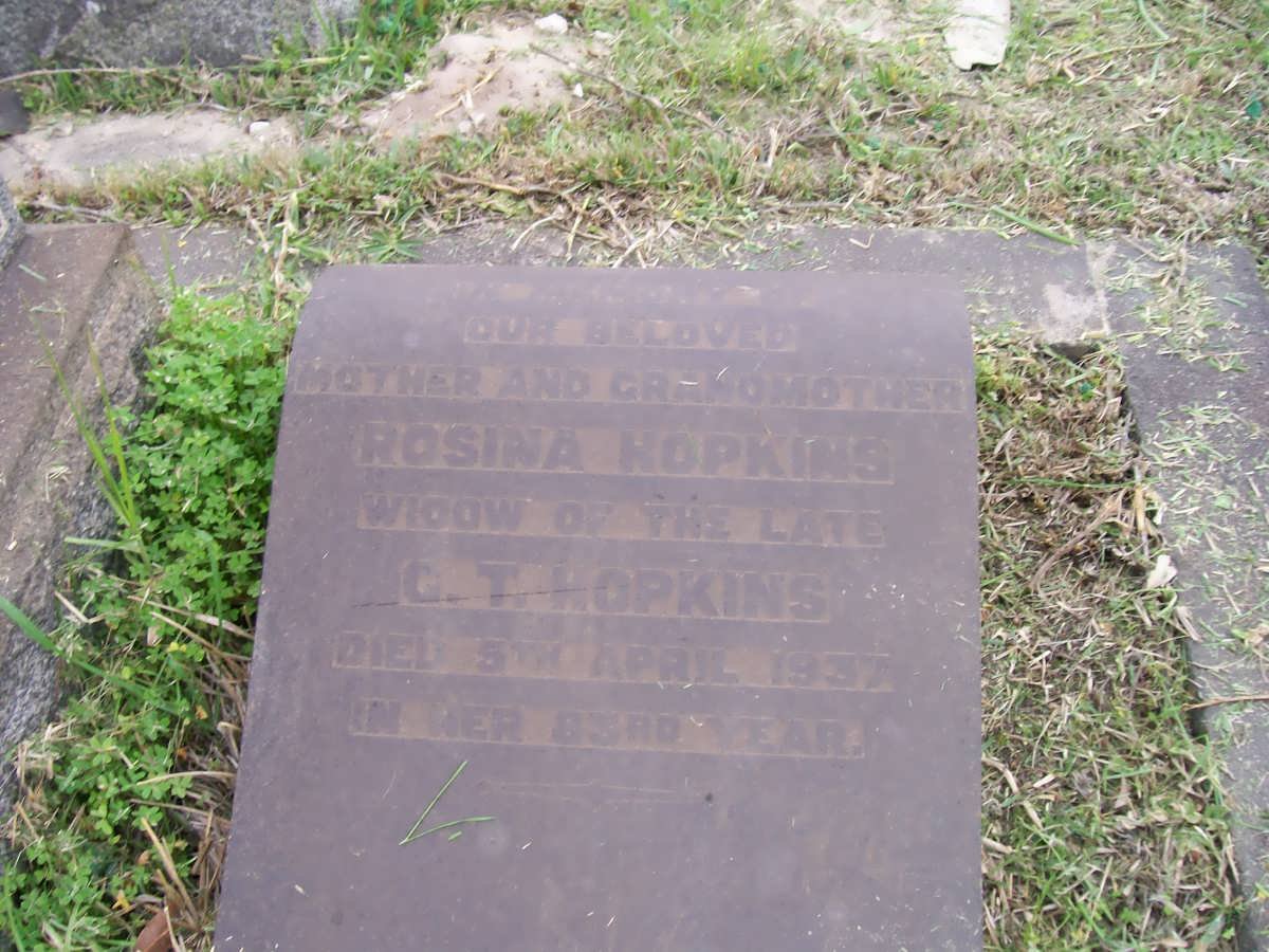 HOPKINS Rosina -1937