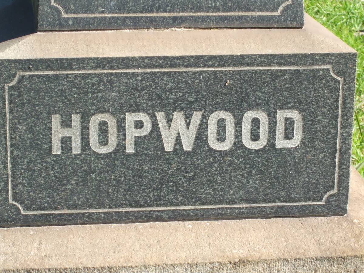 HOPWOOD Frank Bennett 1913-1948