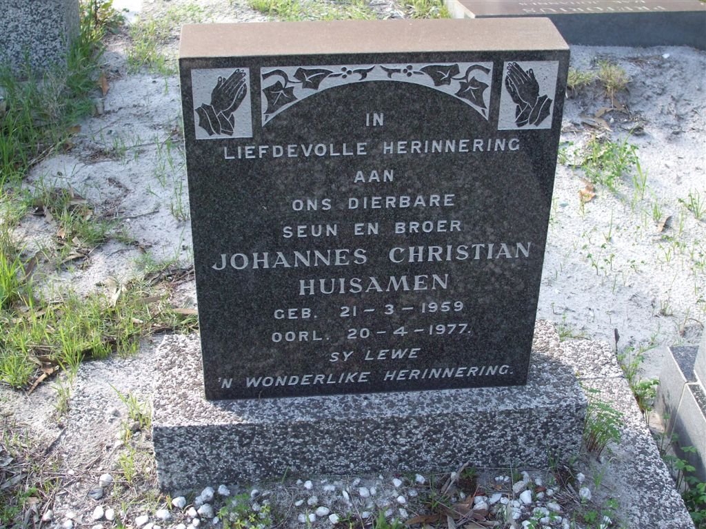 HUISAMEN Johannes Christian 1959-1977