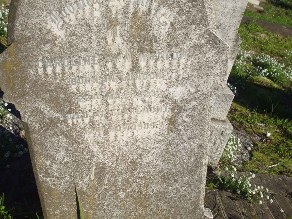 HUTTON Caroline Ann 1823-1909