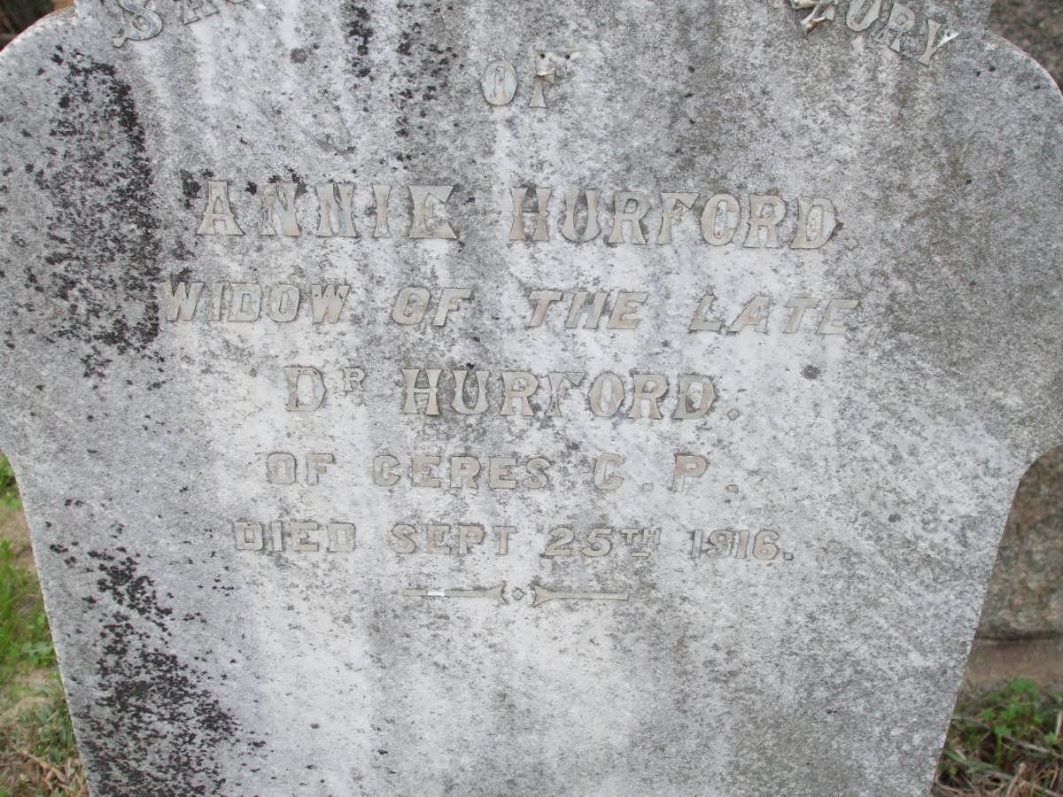 HURFORD Annie -1916