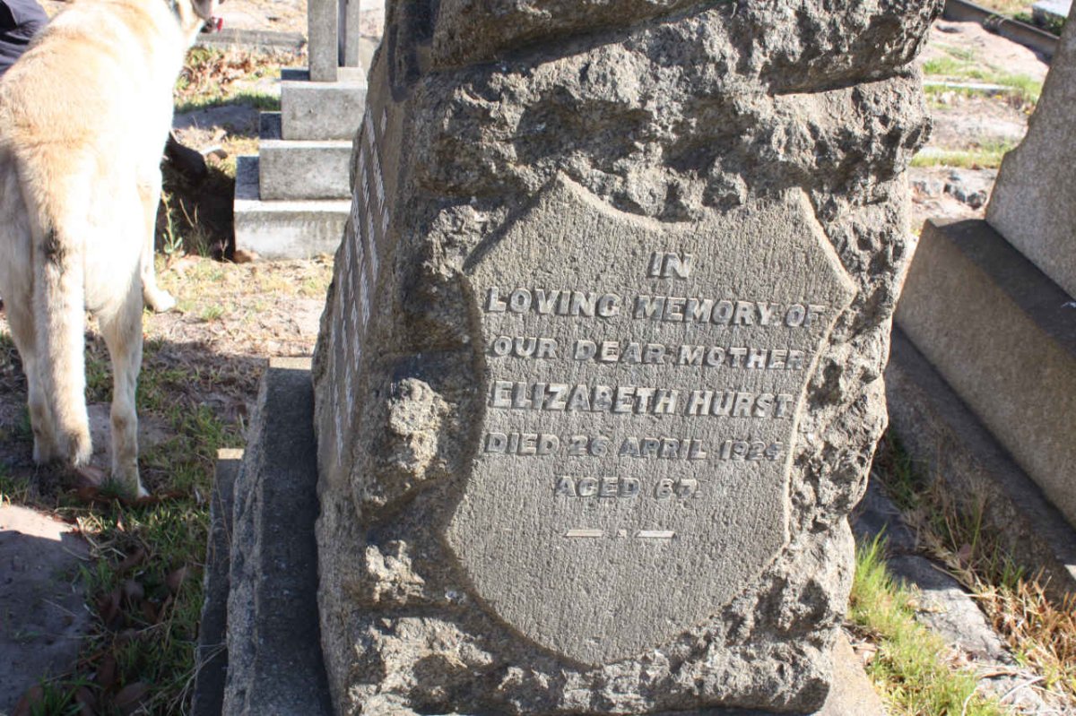 HURST Elizabeth -1924