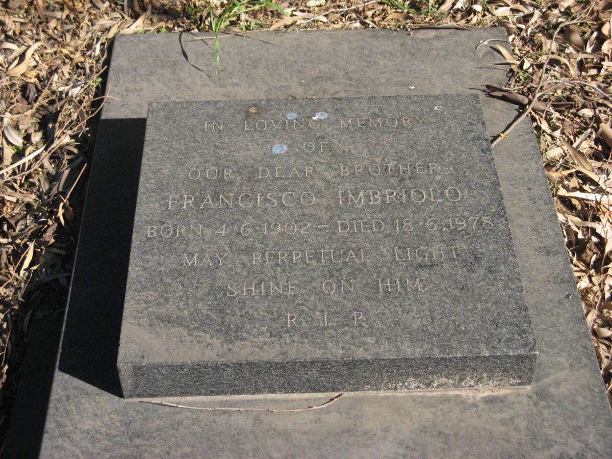IMBRIOLO Francisco 1902-1978