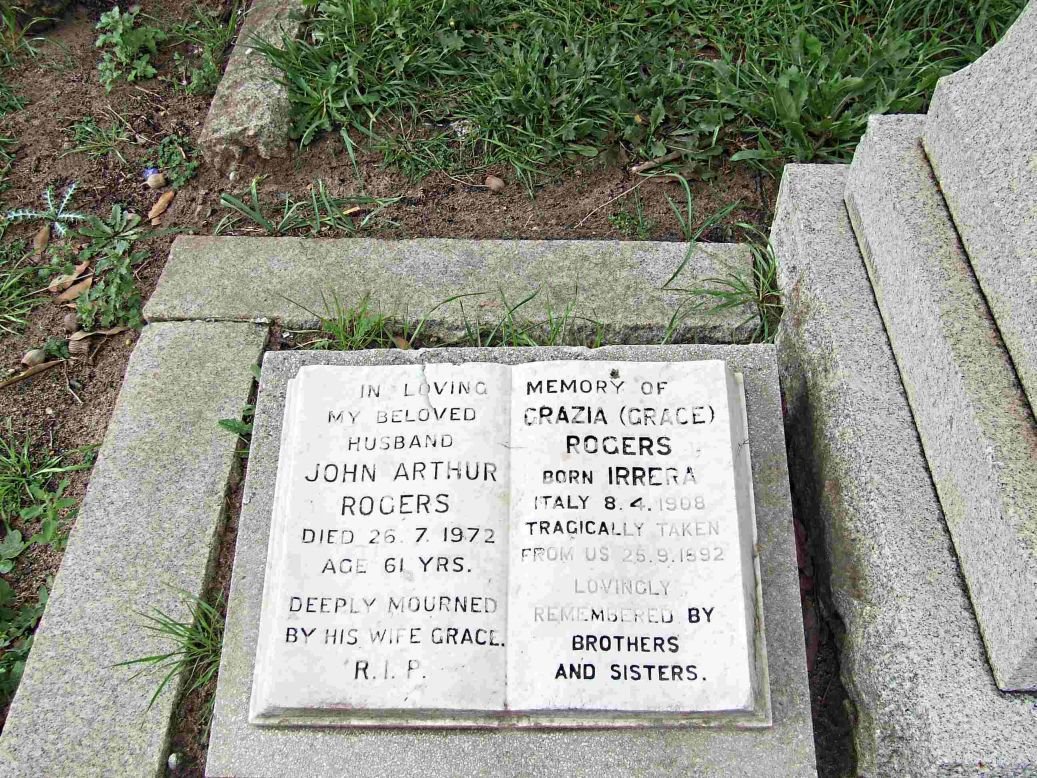ROGERS John Arthur -1972 &amp; Grazia IRRERA 1908-1992