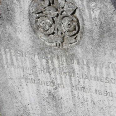 JAMIESON Bessie Mackie nee Mc CULLOCH -1890