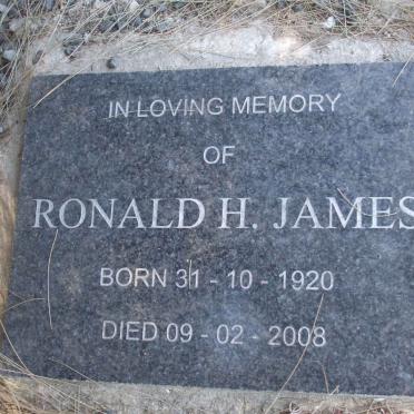 JAMES Ronald H. 1920-2008