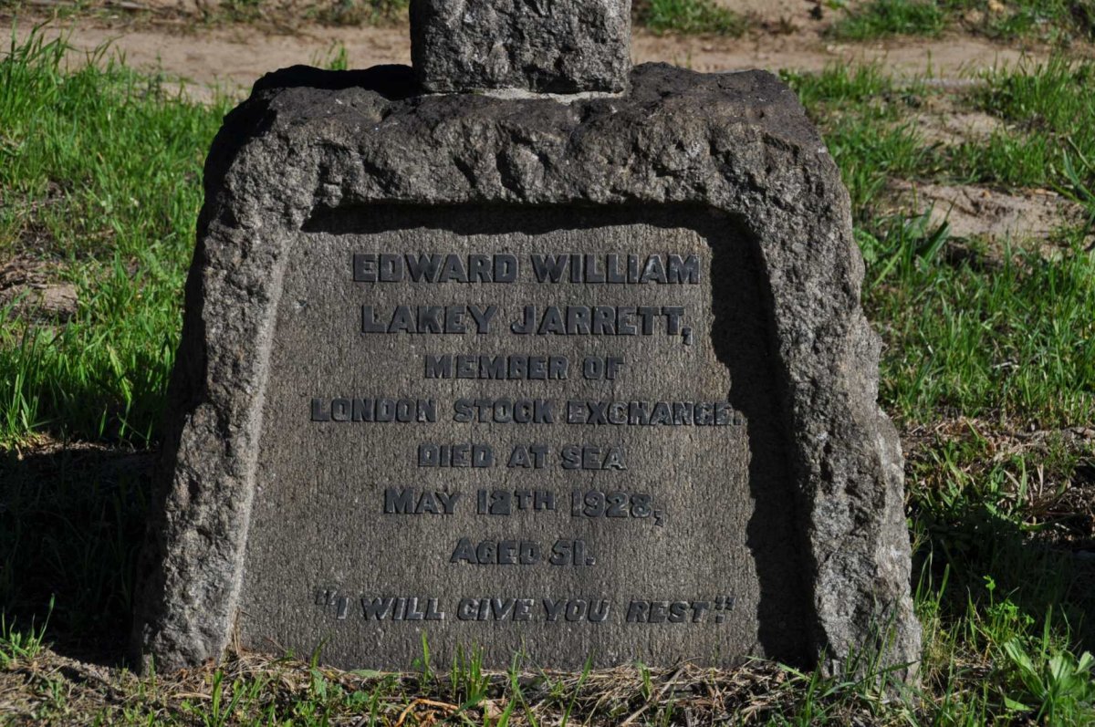 JARRETT Edward William Lakey -1928