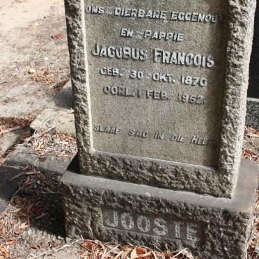 JOOSTE Jacobus Francois 1870-1952