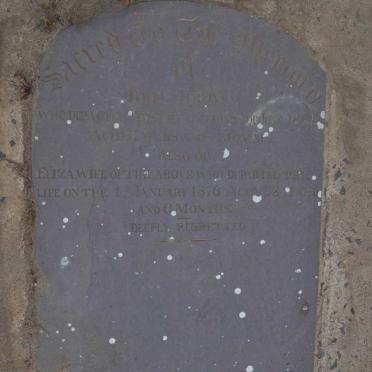 JORDAN John -1861 &amp; Eliza -1876
