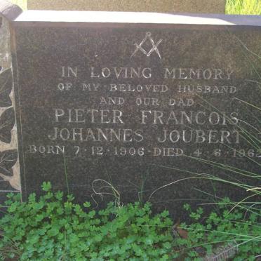 JOUBERT Pieter Francois Johannes 1906-1962