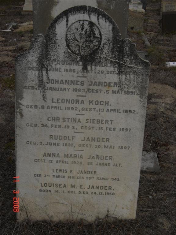JANDER :: KOCH :: SIEBERT