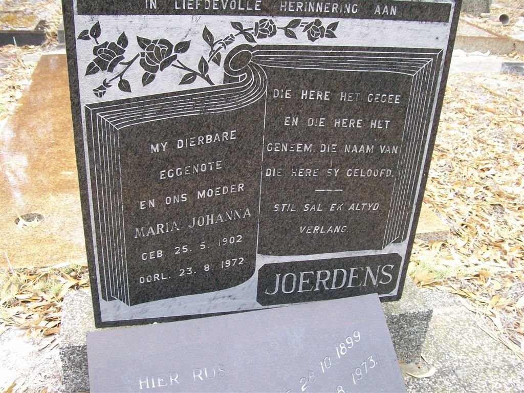 JOERDENS Maria Johanna 1902-1972
