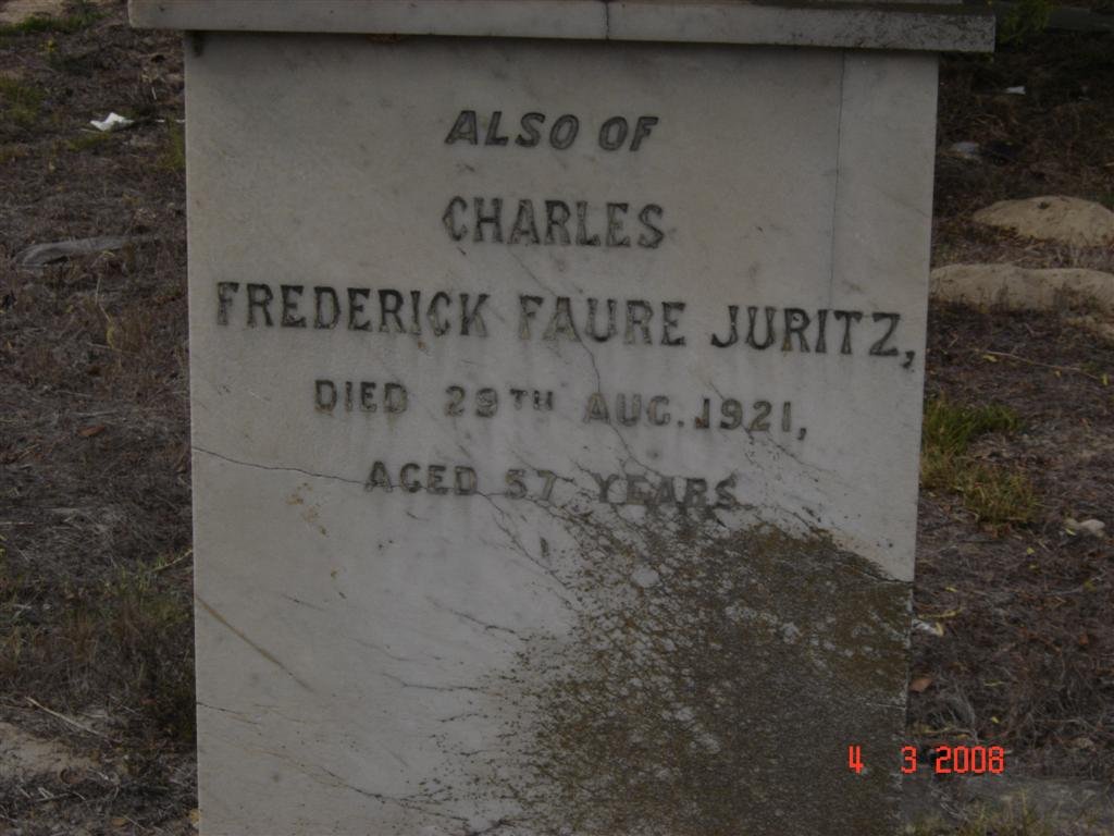 JURITZ Charles Frederick Faure -1921