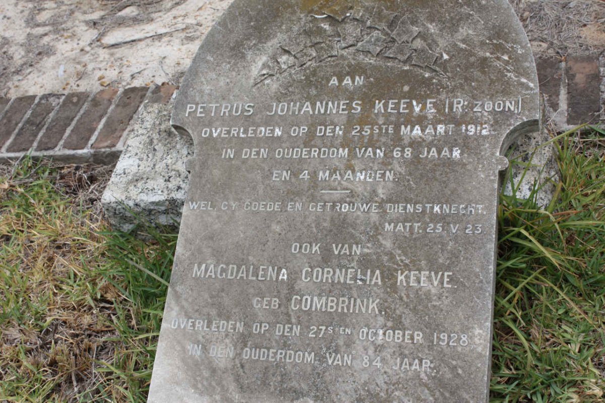 KEEVE Petrus Johannes -1912 &amp; Magdalena Cornelia COMBRINK -1928