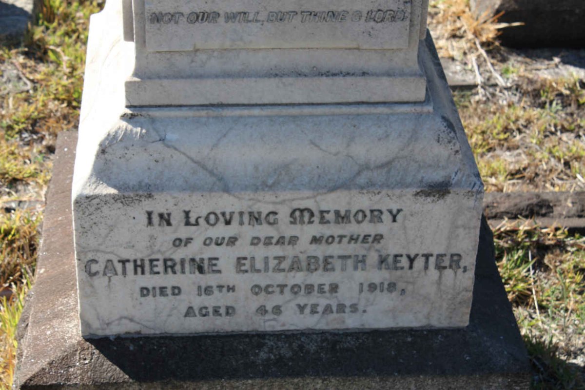 KEYTER Catherine Elizabeth nee COETZEE -1918