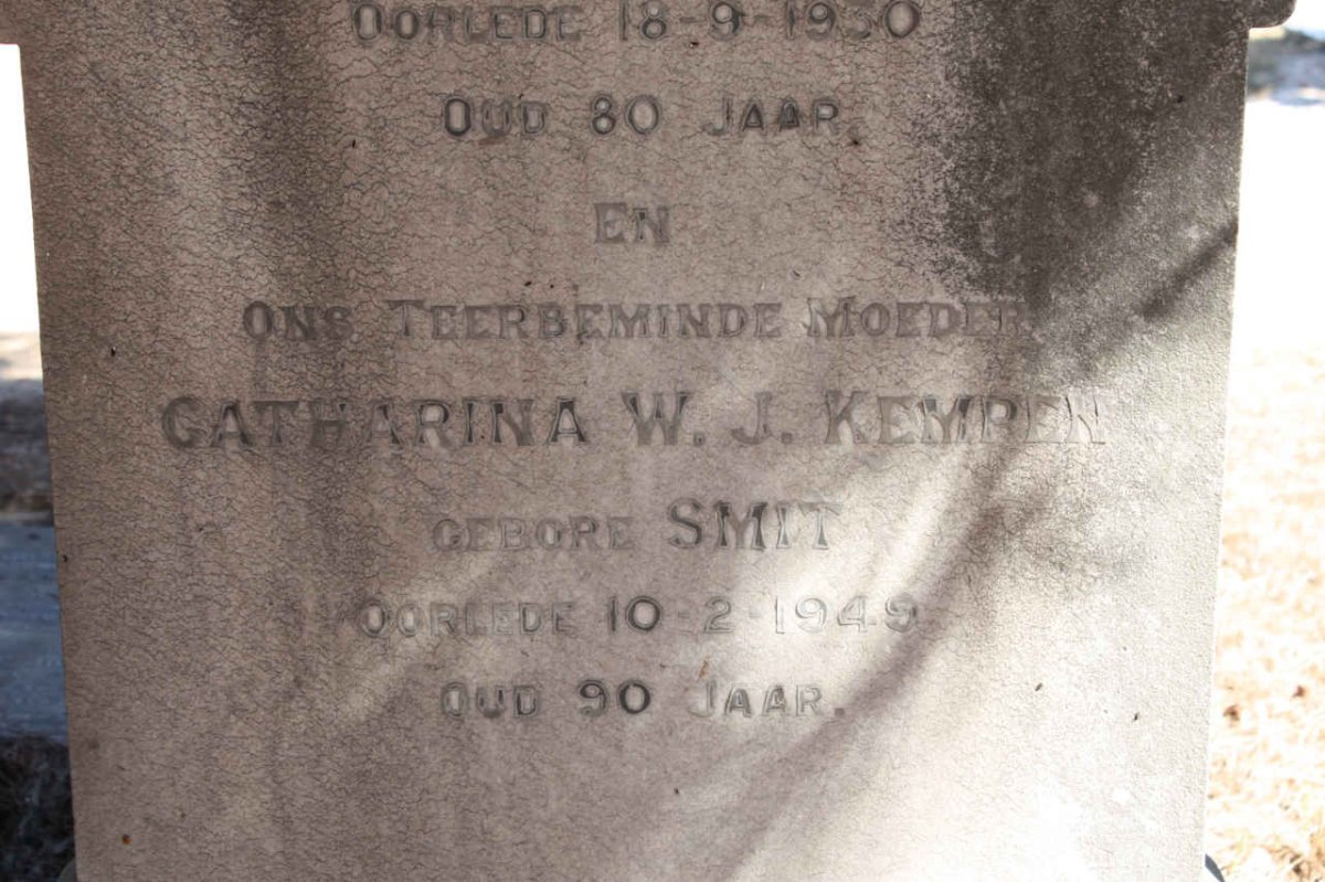 KEMPEN Catharina W.J. nee SMIT -1949