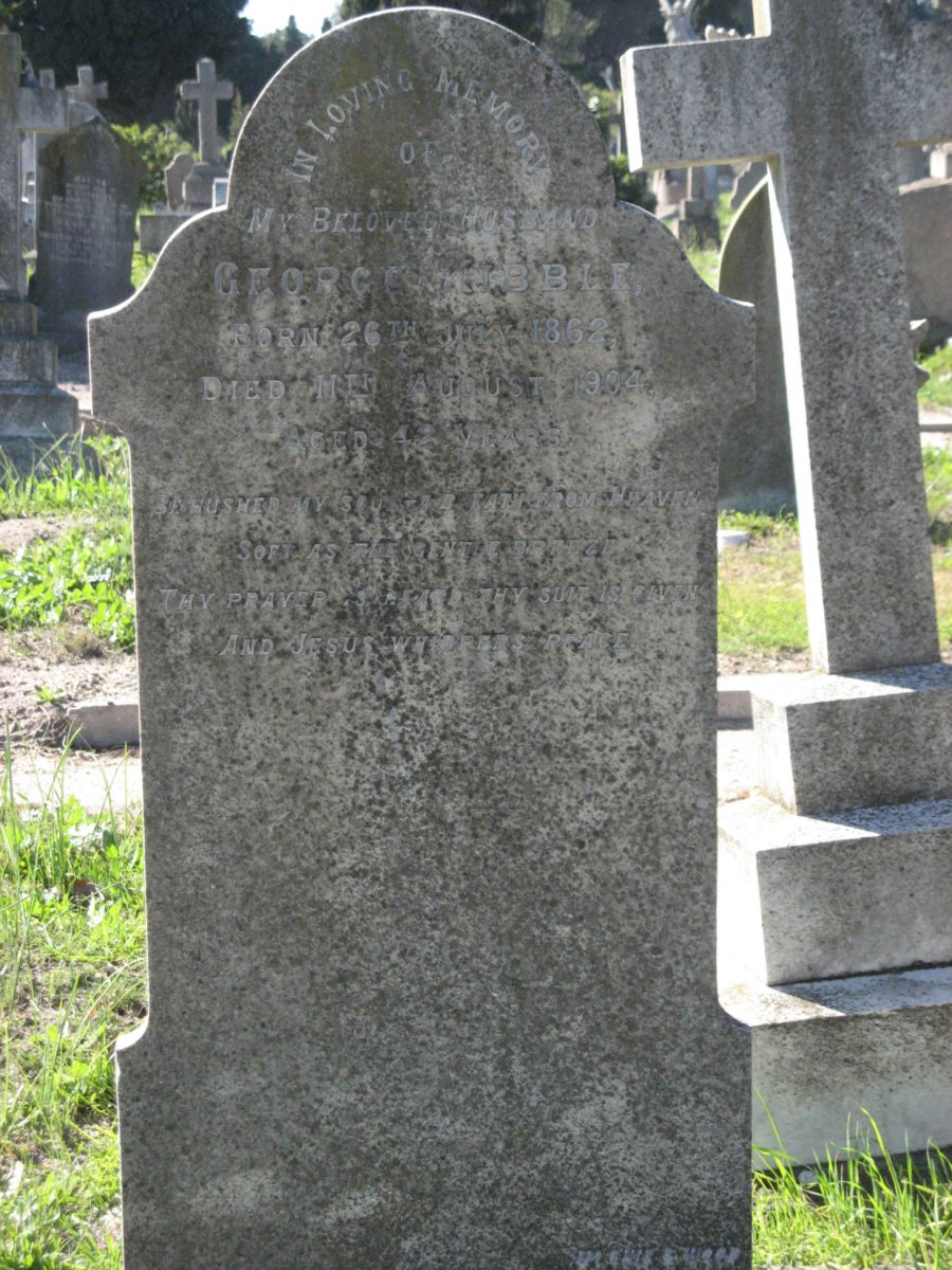 KIBBLE George 1862-1904