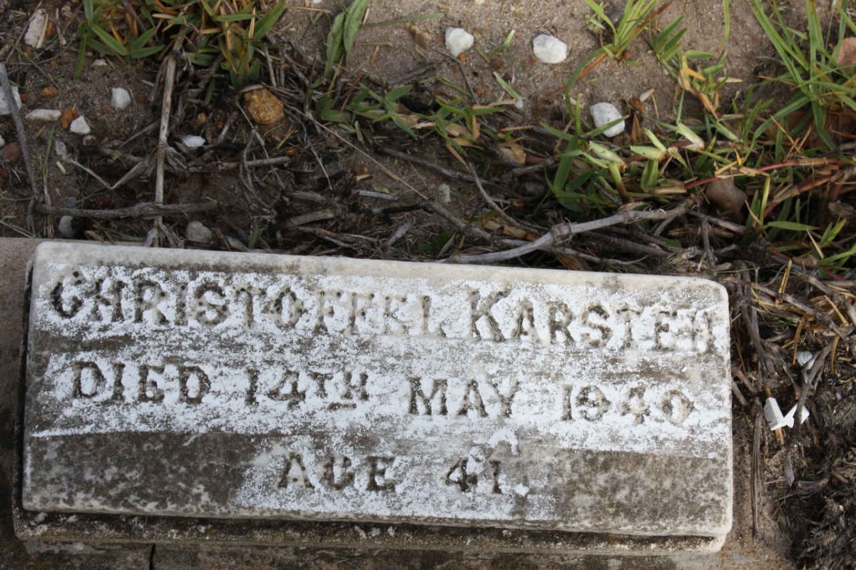 KARSTEN Christoffel -1940