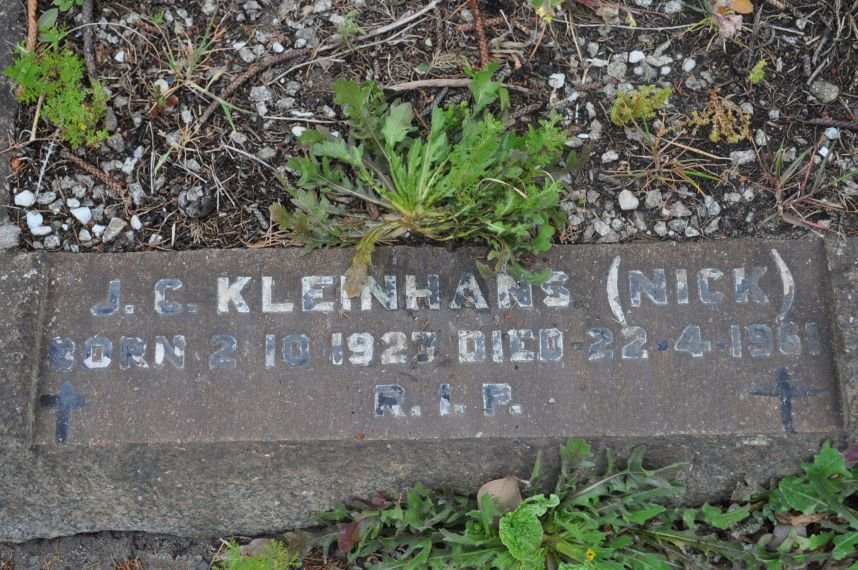 KLEINHANS J.C. 1923-1951