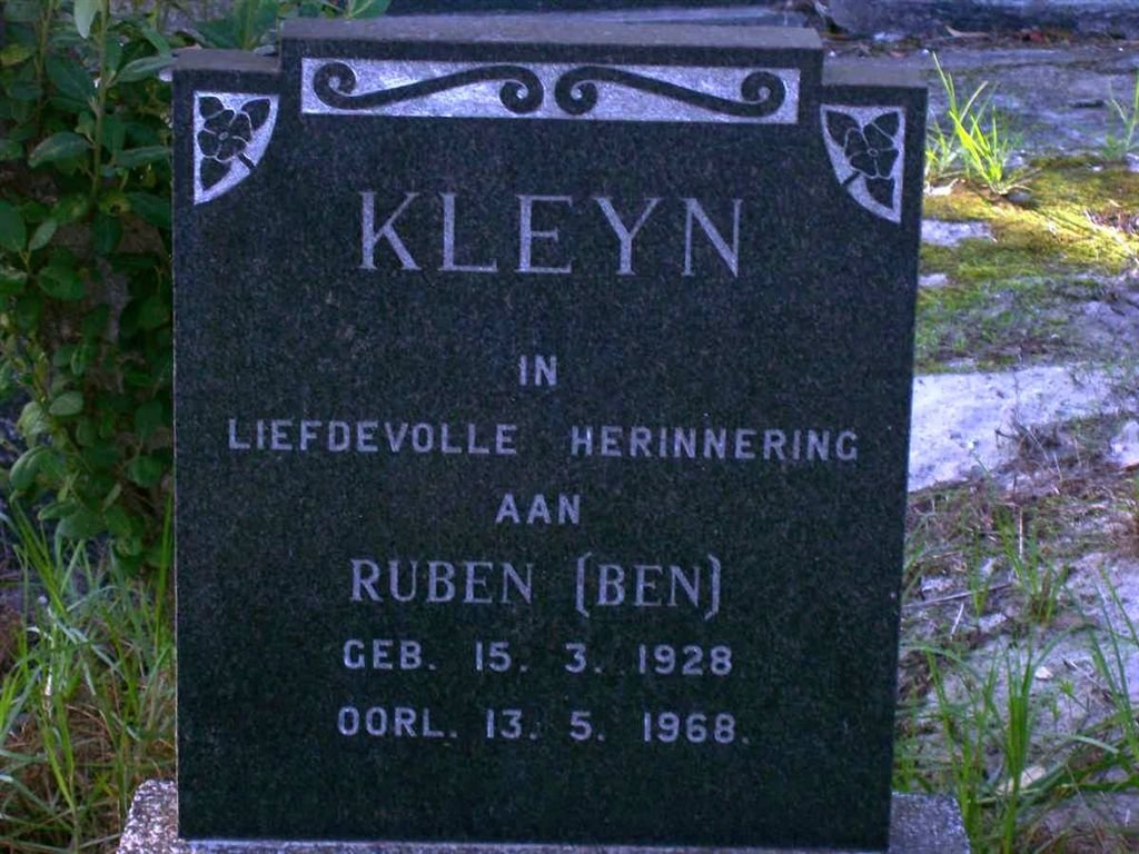 KLEYN Ruben 1928-1968