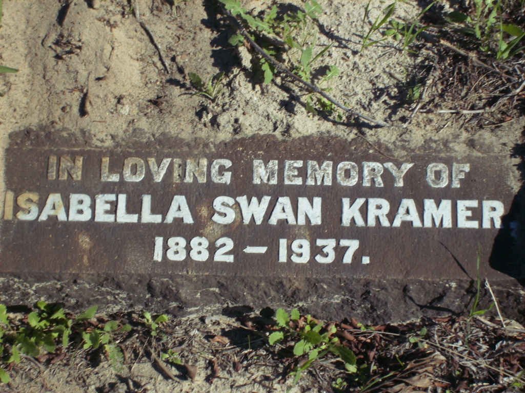 KRAMER Isabella Swan 1882-1937