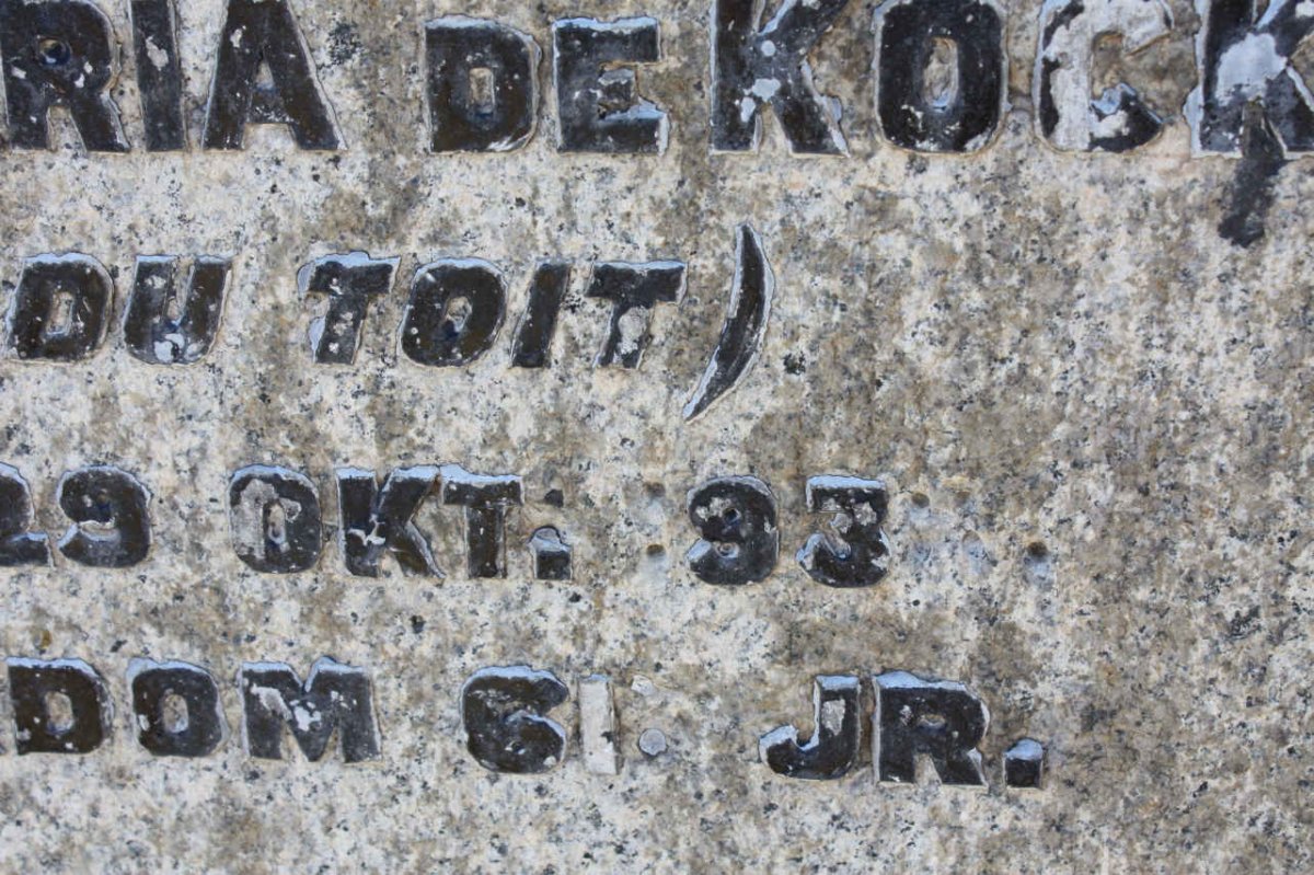 KOCK Anna Maria, de nee DU TOIT -1938