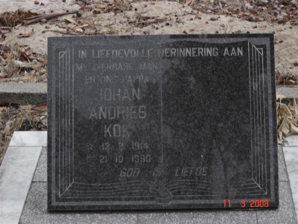 KOK Johan Andries 1914-1990